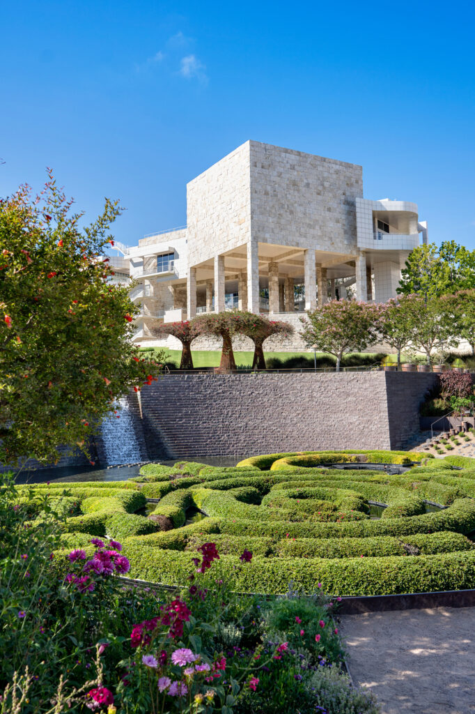 Central Garden at the Getty Center designed

by Robert Irwin.
Photo: Cassia Davis
© 2022 J. Paul Getty Trust